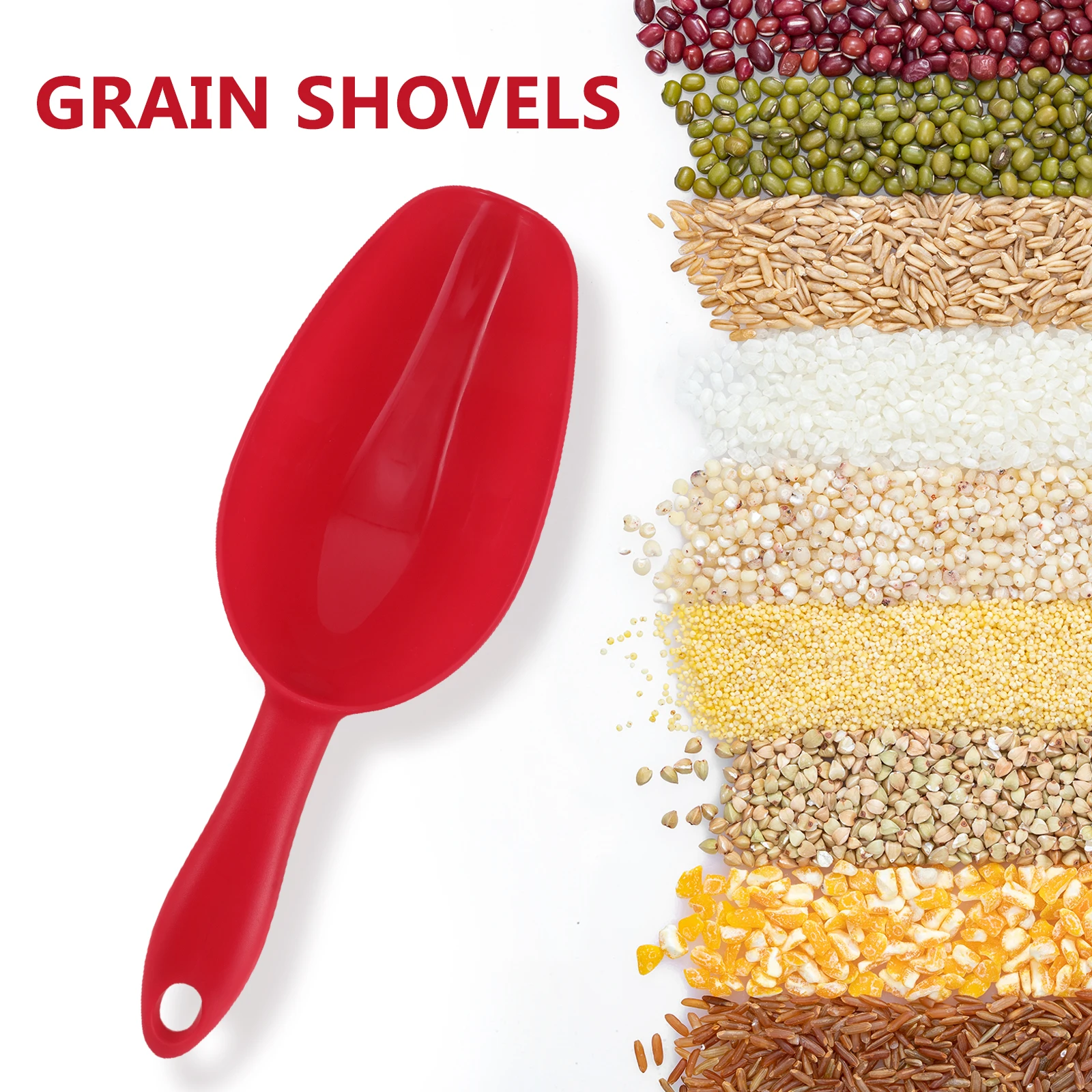 Plastic Food Scoops Grain Shovel Red Hand Corn Cake Cultivation Tool PP Material Versatile Design Precision Craftsmanship
Plastic Food Scoops Grain Shovel Red Hand Corn Cake Cultivation Tool PP Material Versatile Design Precision Craftsmanship