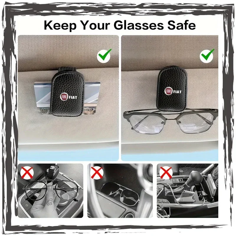 Оправы солнцезащитных очков подходят для автомобильных зонтиков из магнитной кожи для FIAT Abarth 500 Panda Bravo Punto Tipo Linea Ducato
Оправы солнцезащитных очков подходят для автомобильных зонтиков из магнитной кожи для FIAT Abarth 500 Panda Bravo Punto Tipo Linea Ducato