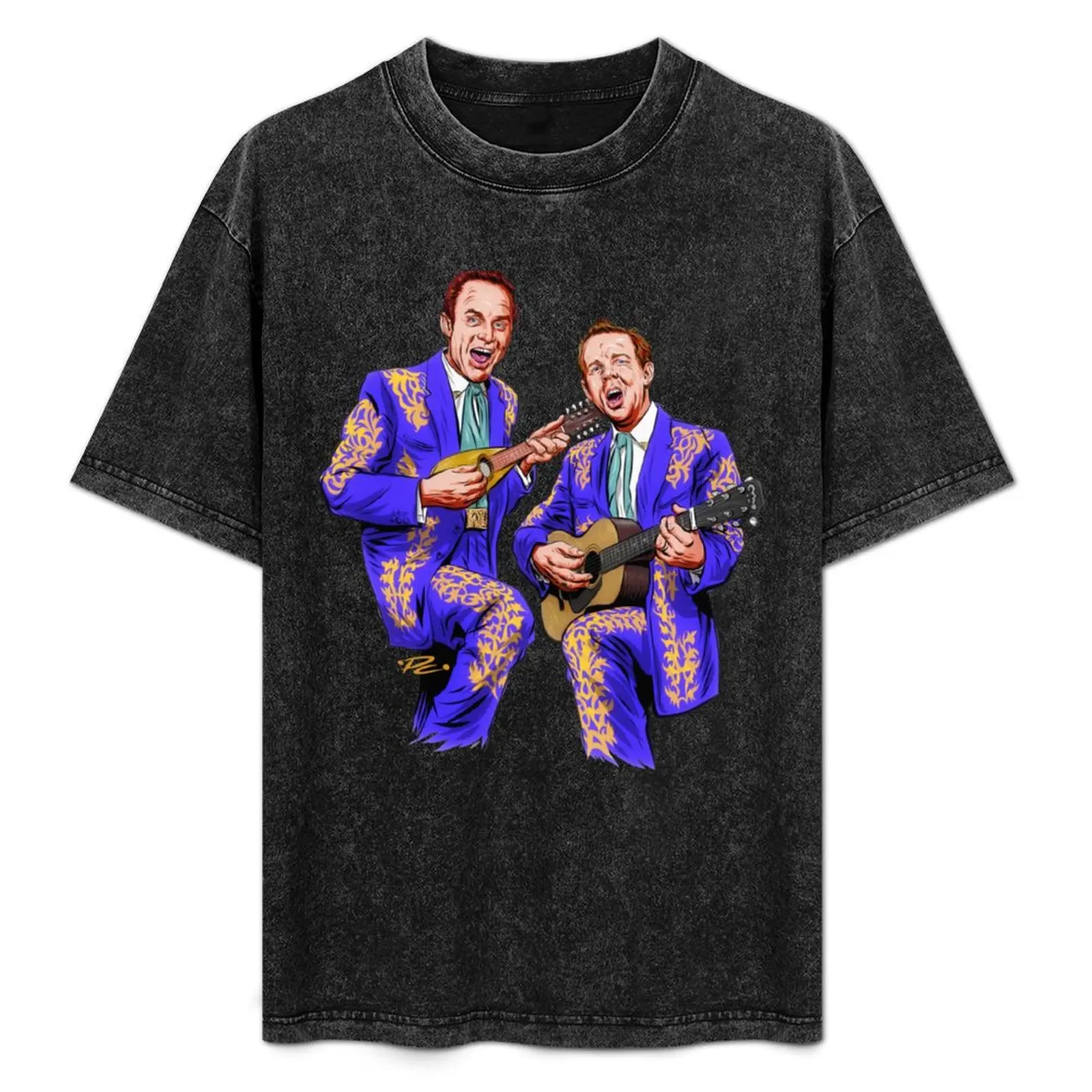 The Louvin Brothers - An illustration by Paul Cemmick T-Shirt Thanksgiving Casual Tee
The Louvin Brothers - An illustration by Paul Cemmick T-Shirt Thanksgiving Casual Tee