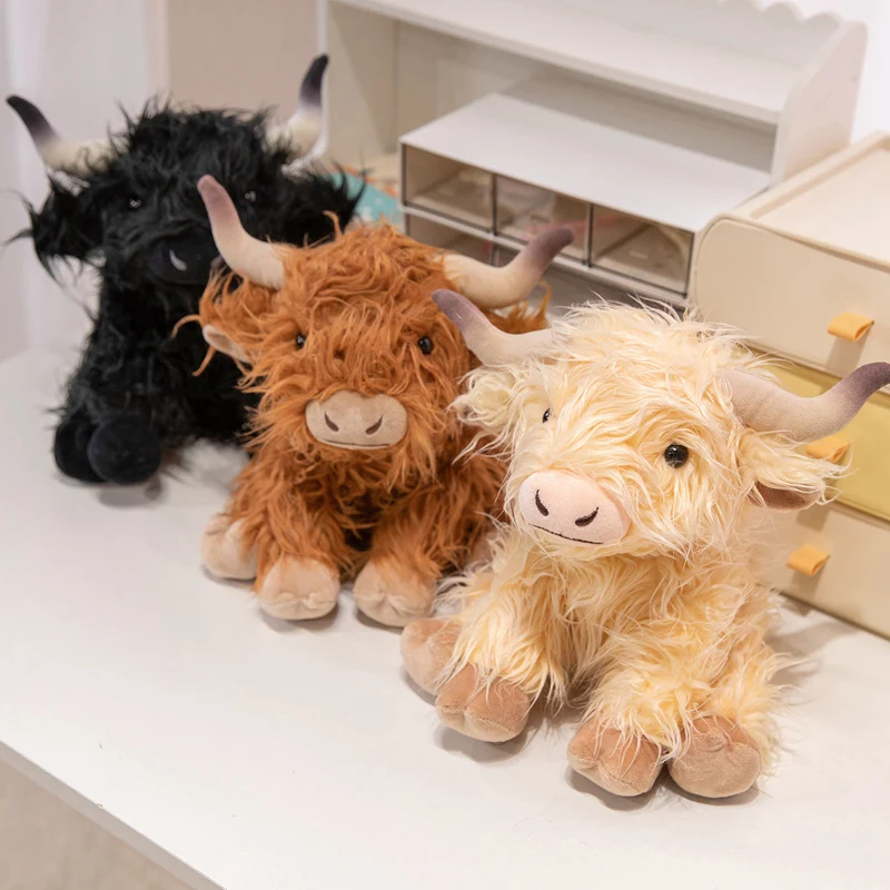 Long Hair Highland Cattle Plush Toys Fluffy Realistic Cattle Doll Funny Sit&Stand&Lying Pose Animal Doll Cute Desktop Decor
Long Hair Highland Cattle Plush Toys Fluffy Realistic Cattle Doll Funny Sit&Stand&Lying Pose Animal Doll Cute Desktop Decor