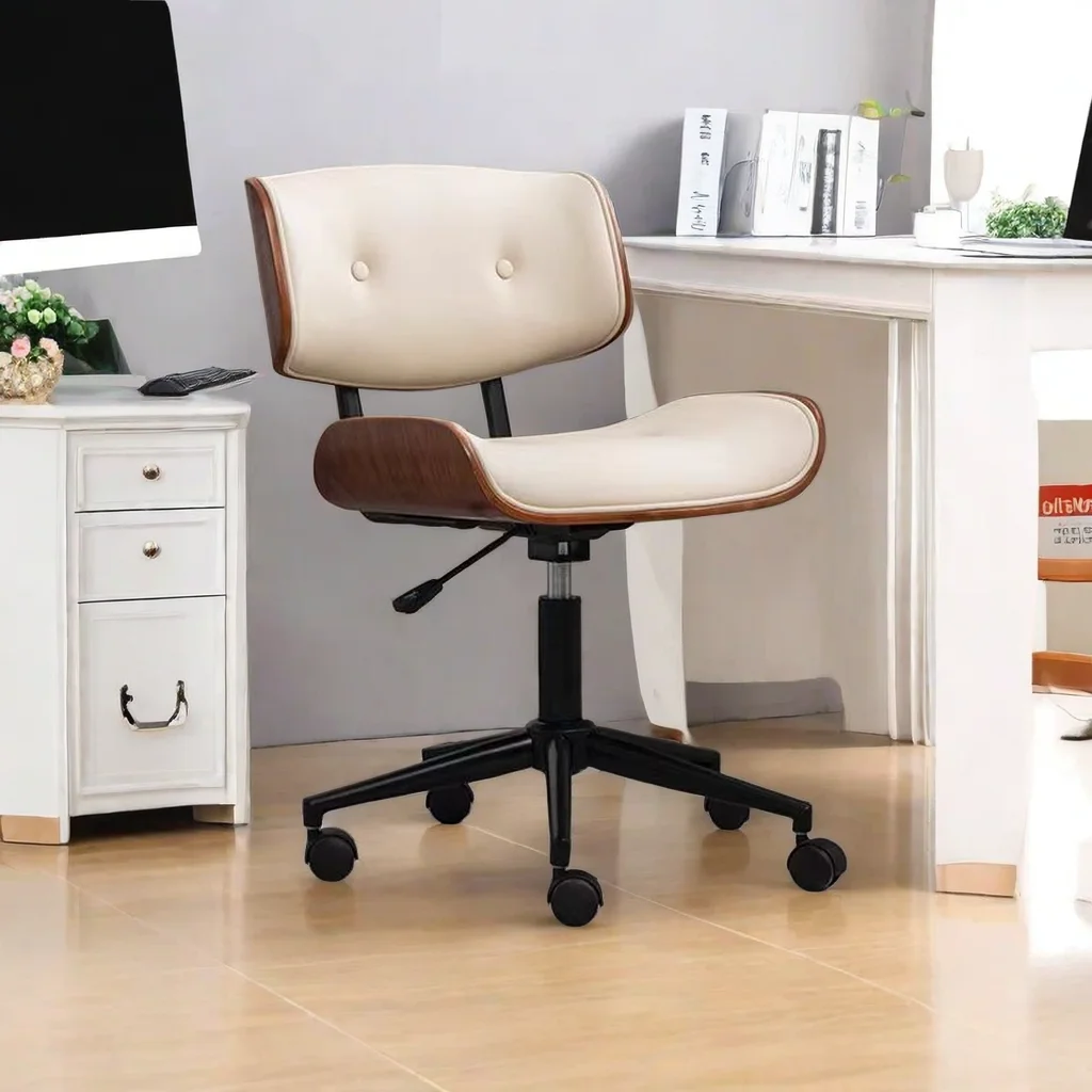 Light luxury computer chair, household comfort, solid wood small study chair, simple sedentary swivel chair, and movable advance
Light luxury computer chair, household comfort, solid wood small study chair, simple sedentary swivel chair, and movable advance