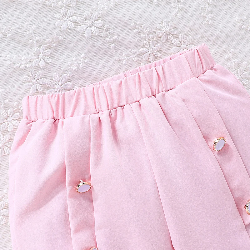 Girls Floral Print Dress Set Stylish Ruffled Top with Matching Leggings and Headband Cute Summer Ensemble
Girls Floral Print Dress Set Stylish Ruffled Top with Matching Leggings and Headband Cute Summer Ensemble