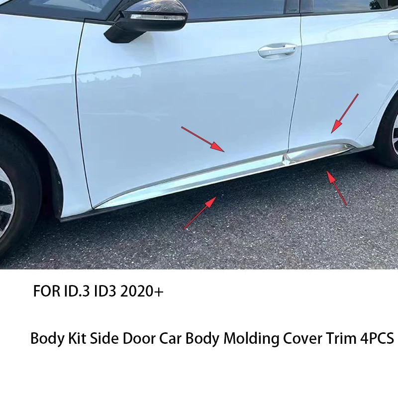 FOR Volkswagen ID.3 ID3 2020 2021 2022 2023 2024 2025 Stainless steel silveryBody Kit Side Door Car Body Molding Cover Trim 4PCS
FOR Volkswagen ID.3 ID3 2020 2021 2022 2023 2024 2025 Stainless steel silveryBody Kit Side Door Car Body Molding Cover Trim 4PCS