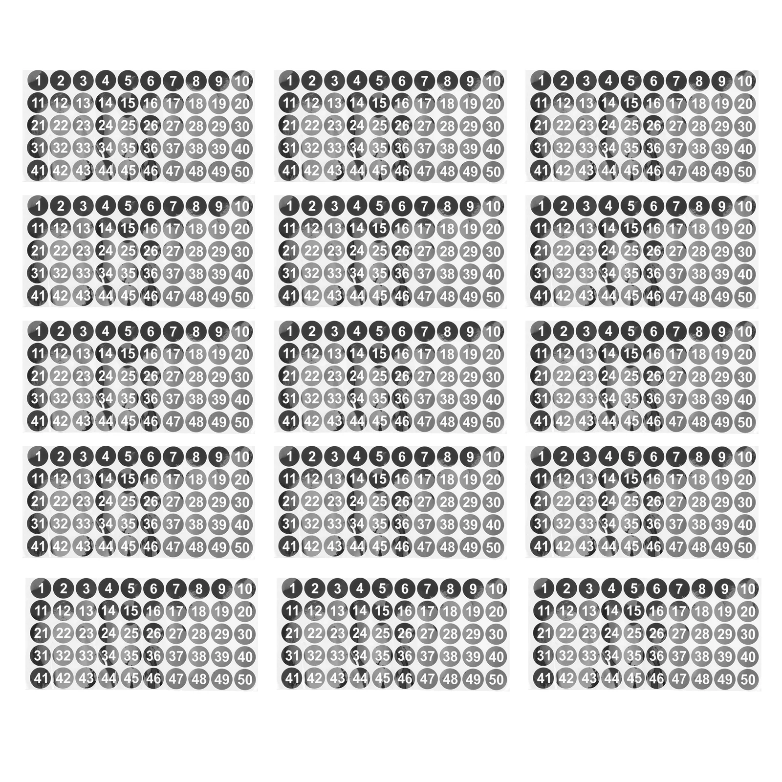 25 Sheets Round Number Stickers Waterproof Self Adhesive Consecutive 1-50 Small Circle Decals Office School Classroom
25 Sheets Round Number Stickers Waterproof Self Adhesive Consecutive 1-50 Small Circle Decals Office School Classroom