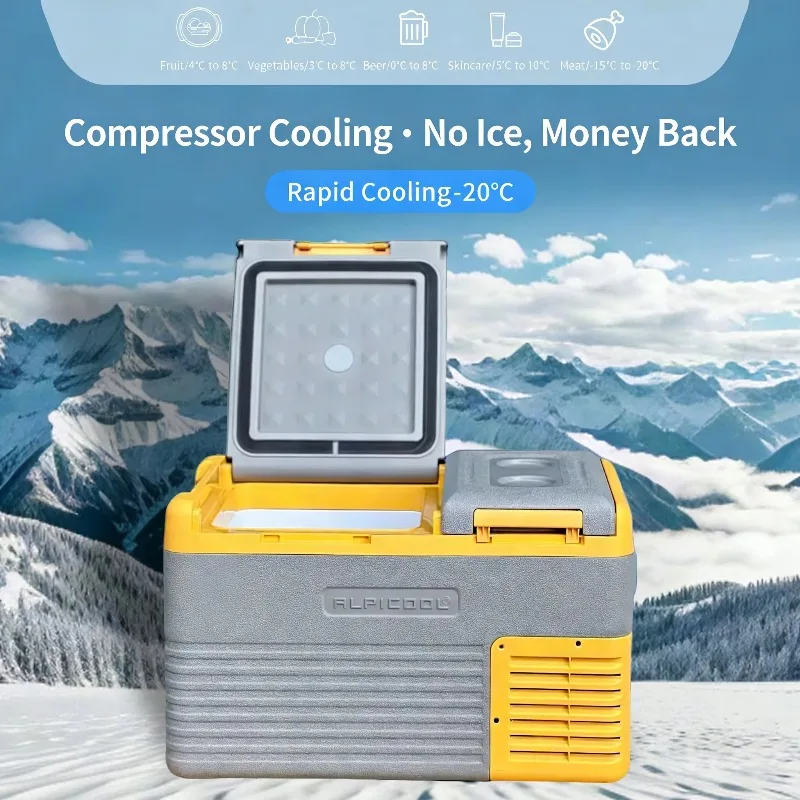 12V/24V Plastic Dual-Zone Car Refrigerator for Trucks and Home Use Compressor Cooling Box
12V/24V Plastic Dual-Zone Car Refrigerator for Trucks and Home Use Compressor Cooling Box
