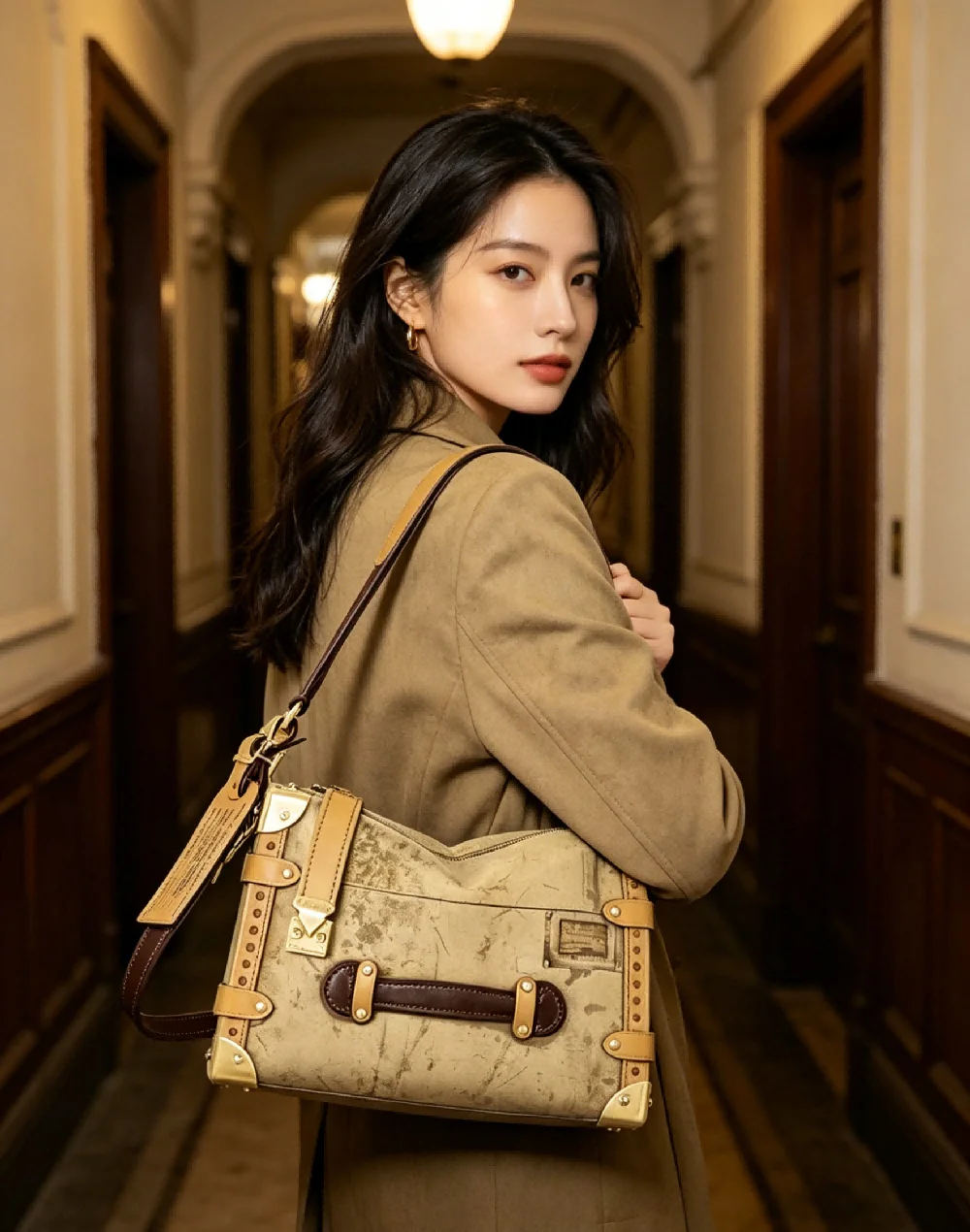 British Style Soft Square Leather Shoulder Bag Fashionable Versatile Crossbody Bag Underarm Bag Small Box Bag for Ladies
British Style Soft Square Leather Shoulder Bag Fashionable Versatile Crossbody Bag Underarm Bag Small Box Bag for Ladies