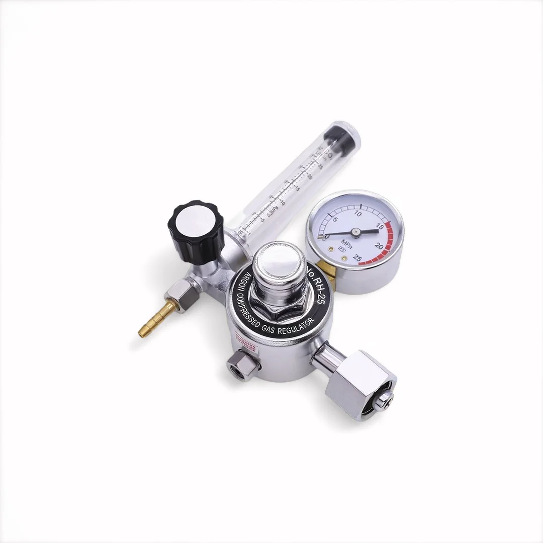 RH-25 Precision Standard Gas Flowmeter Manual Control Pressure Reducing Valve Pressure Gauge Exhaust Detection Brass
RH-25 Precision Standard Gas Flowmeter Manual Control Pressure Reducing Valve Pressure Gauge Exhaust Detection Brass
