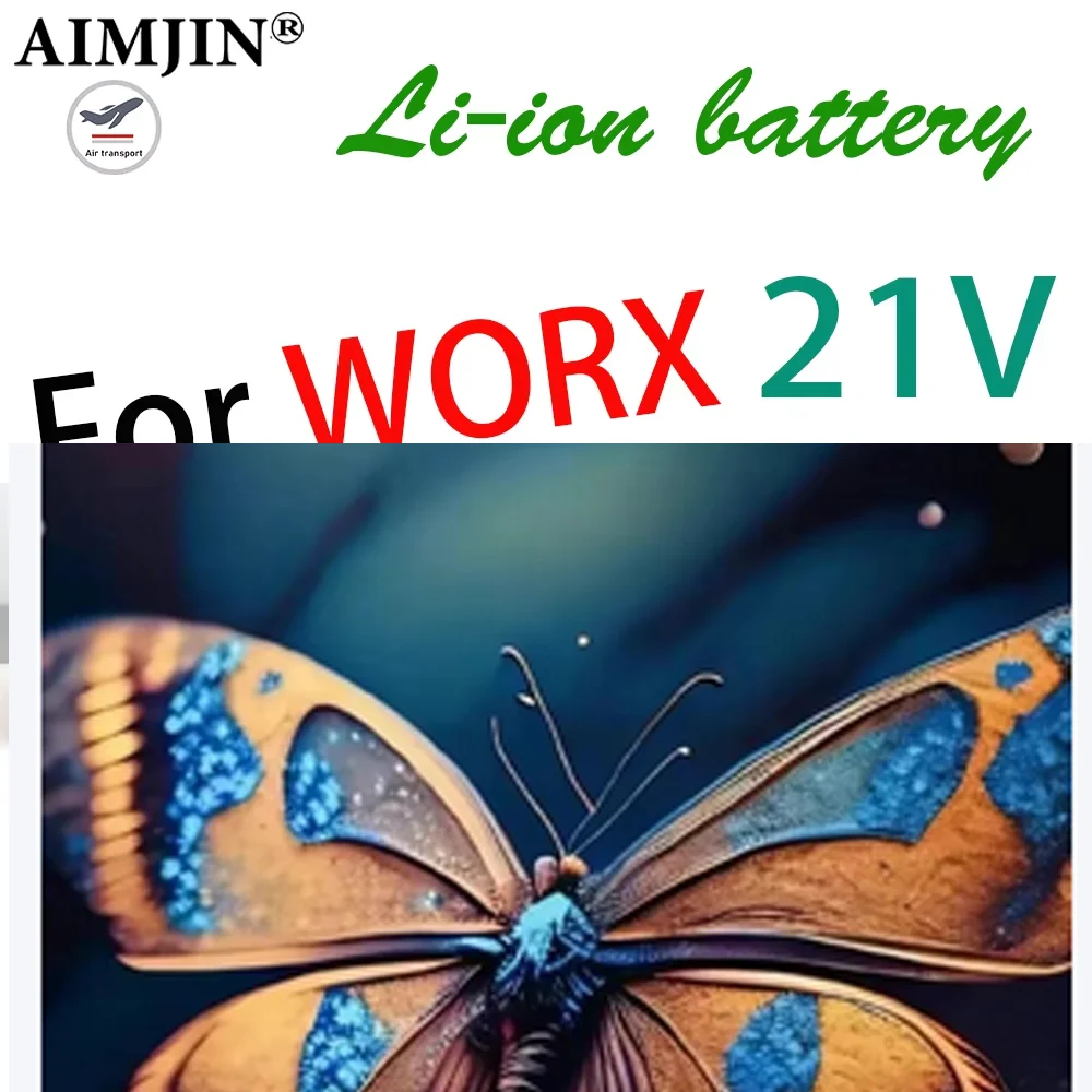 21V 3000/6000/9000mAh Lithium Battery,for Worx Electric Power Tool Pruning Saw Drill Percussion WA3551 WA3553 WA3641 WG629E
21V 3000/6000/9000mAh Lithium Battery,for Worx Electric Power Tool Pruning Saw Drill Percussion WA3551 WA3553 WA3641 WG629E