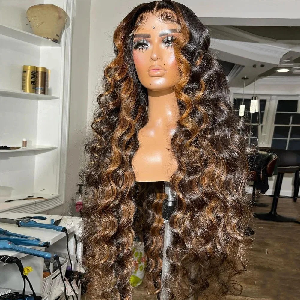 30 Inch Curly Highlight Deep Wave 13x6 Lace Frontal Wig 13x4 Lace Front Human Hair Brazilian 200 Density For Black Women
30 Inch Curly Highlight Deep Wave 13x6 Lace Frontal Wig 13x4 Lace Front Human Hair Brazilian 200 Density For Black Women