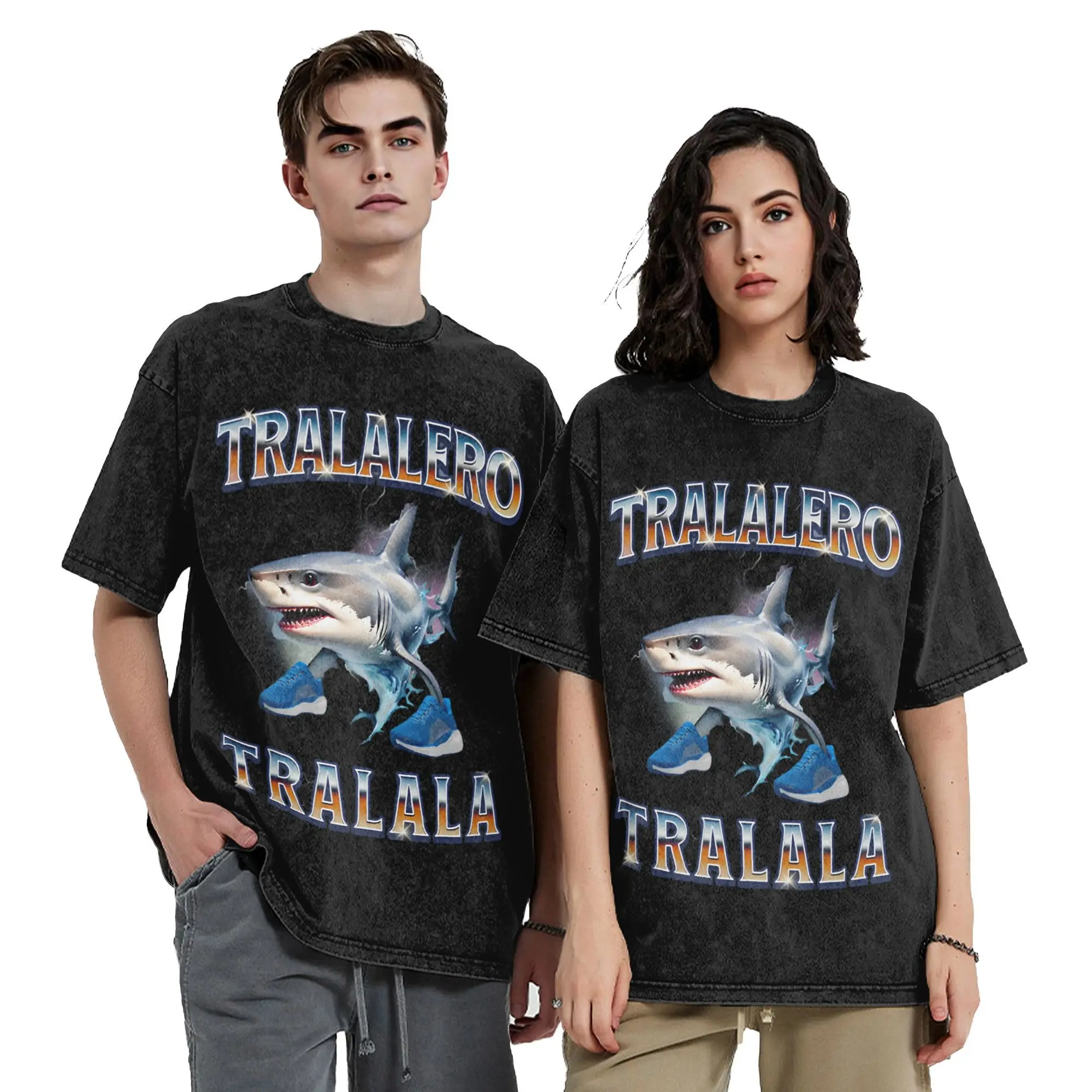 Винтажная стираная футболка Tralalero Tralala, мужские и женские хлопковые модные футболки с круглым вырезом, итальянские топы Brainrot Meme с короткими рукавами
Винтажная стираная футболка Tralalero Tralala, мужские и женские хлопковые модные футболки с круглым вырезом, итальянские топы Brainrot Meme с короткими рукавами