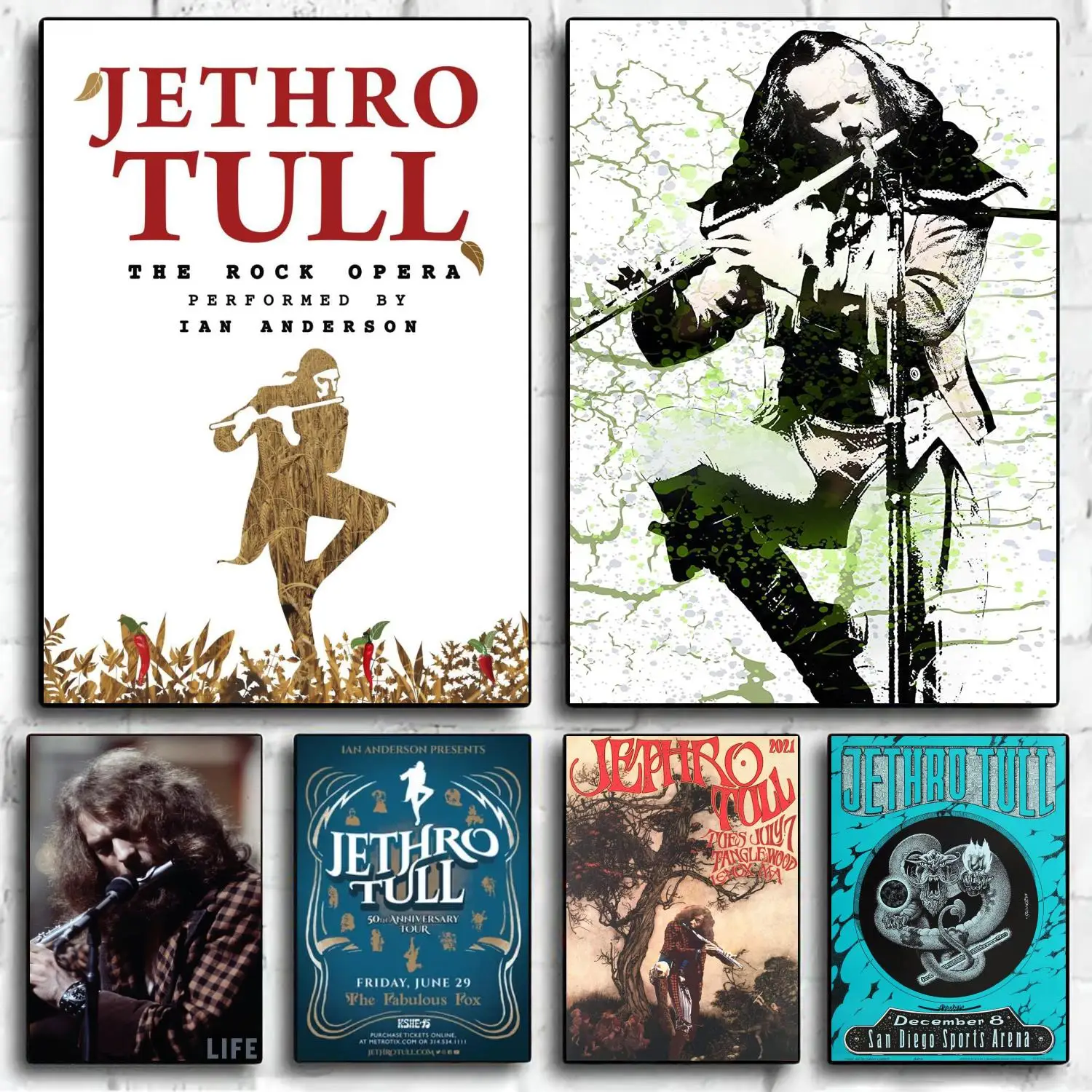 Jethro Tull Band Decoration Art Poster Wall Art Personalized Gift Modern Family bedroom Decor Canvas Posters
Jethro Tull Band Decoration Art Poster Wall Art Personalized Gift Modern Family bedroom Decor Canvas Posters