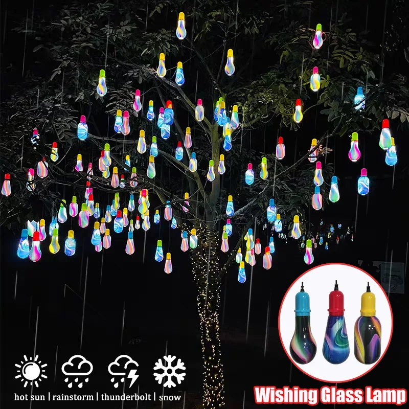 Colorful Glazed LED Wishing Bottle Lights Waterproof Outdoor Ambience Decoration for Garden Courtyard Party
Colorful Glazed LED Wishing Bottle Lights Waterproof Outdoor Ambience Decoration for Garden Courtyard Party