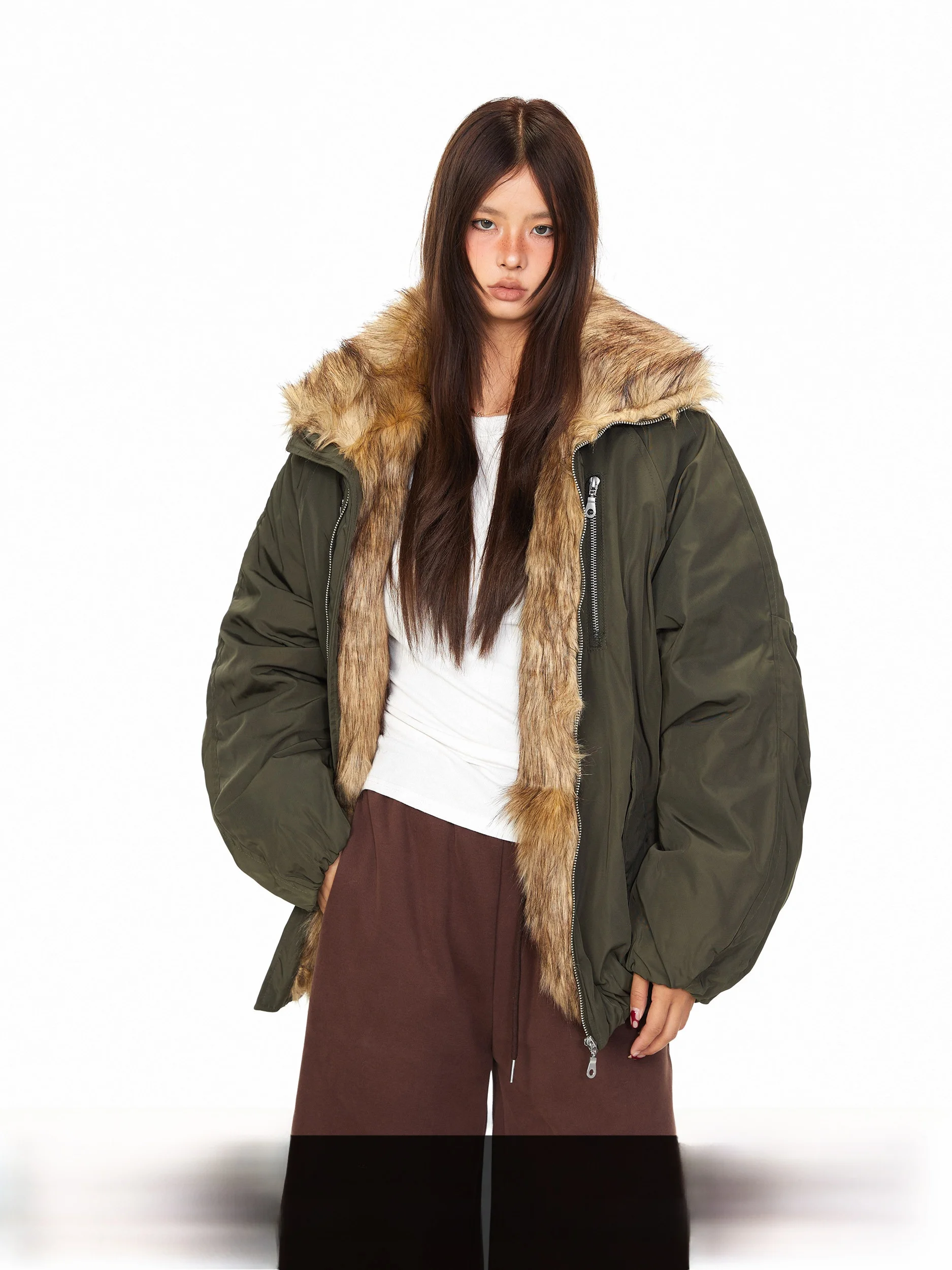 Утепленная хлопковая рабочая куртка Blabb с большим меховым воротником, в американском стиле, повседневная, на молнии, свободного кроя, верхняя одежда
Утепленная хлопковая рабочая куртка Blabb с большим меховым воротником, в американском стиле, повседневная, на молнии, свободного кроя, верхняя одежда