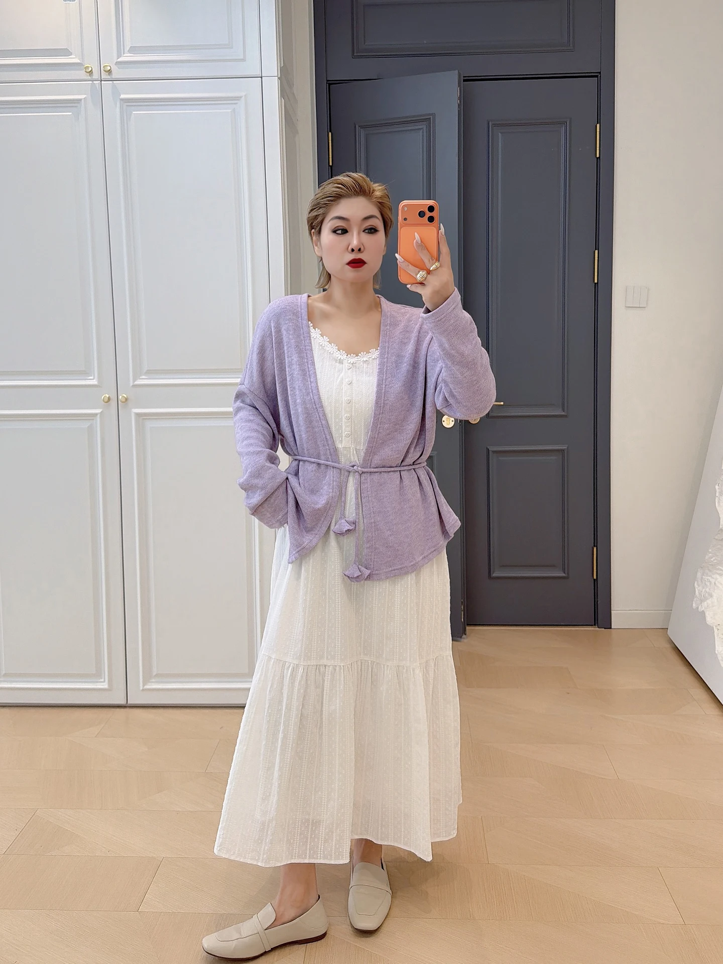 Sweet Two-Piece Set plus Size Women's Sun Protection Long Sleeve Wrap Cardigan Dress Casual High Waist V-Neck Spring Fashion
Sweet Two-Piece Set plus Size Women's Sun Protection Long Sleeve Wrap Cardigan Dress Casual High Waist V-Neck Spring Fashion