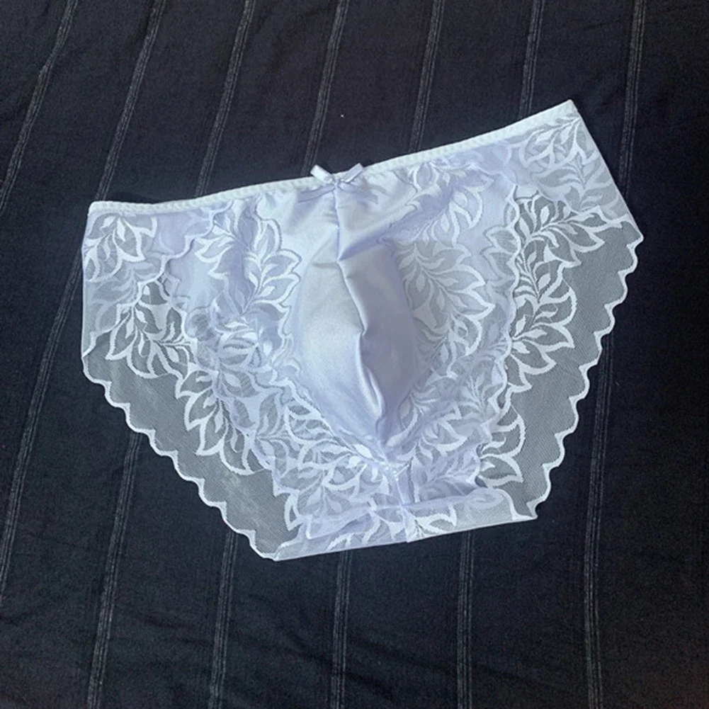 Men Sexy Lace Mid Waist Stretch Briefs Brazilian Underwear Mesh Hollow Floral Transparent Underpant Breathable Men's Panties
Men Sexy Lace Mid Waist Stretch Briefs Brazilian Underwear Mesh Hollow Floral Transparent Underpant Breathable Men's Panties