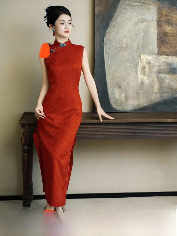 New Chinese Style Engagement Dress Red High-End Feeling Wedding Ceremony Retro Morning Robe Gown Long Evening Skirt
New Chinese Style Engagement Dress Red High-End Feeling Wedding Ceremony Retro Morning Robe Gown Long Evening Skirt