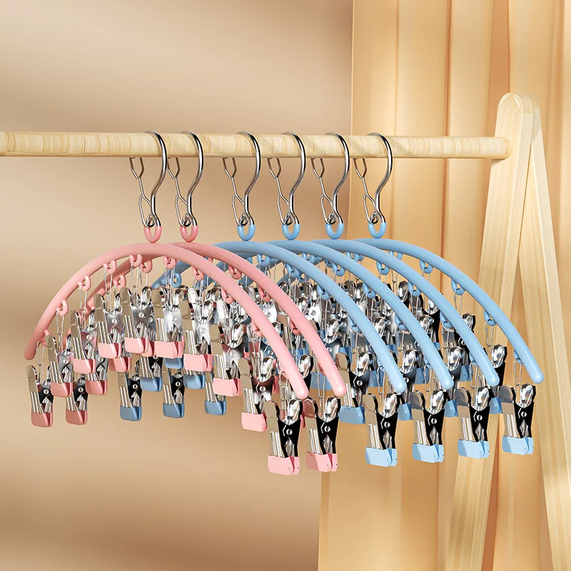 10 clip sock rack balcony multiple clip clothes drying rack multi-purpose clothes drying artifact 
10 clip sock rack balcony multiple clip clothes drying rack multi-purpose clothes drying artifact