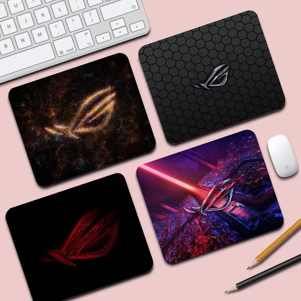 HYBXAXC ASUS ROG Mouse Pad Desk Mat Mousepad Small Abstract Mouse Pad Gaming Deskmat With Lockedge Office Non-slip Carpet