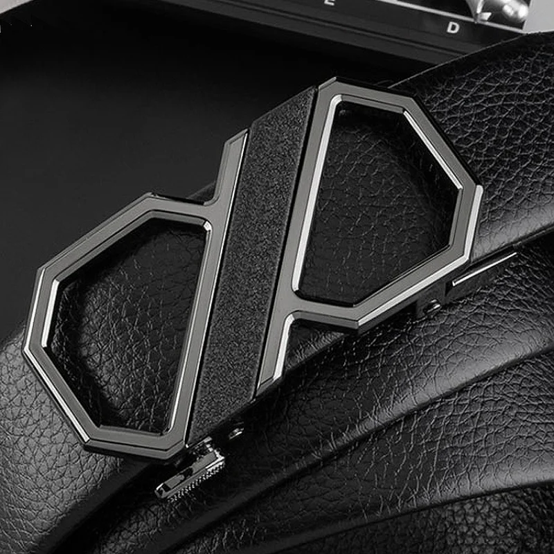 3.5cm Business Men's Belt TopPU All-inclusive Wear-resistant Alloy Automatic Buckle Casual Designer Belt for Men
3.5cm Business Men's Belt TopPU All-inclusive Wear-resistant Alloy Automatic Buckle Casual Designer Belt for Men