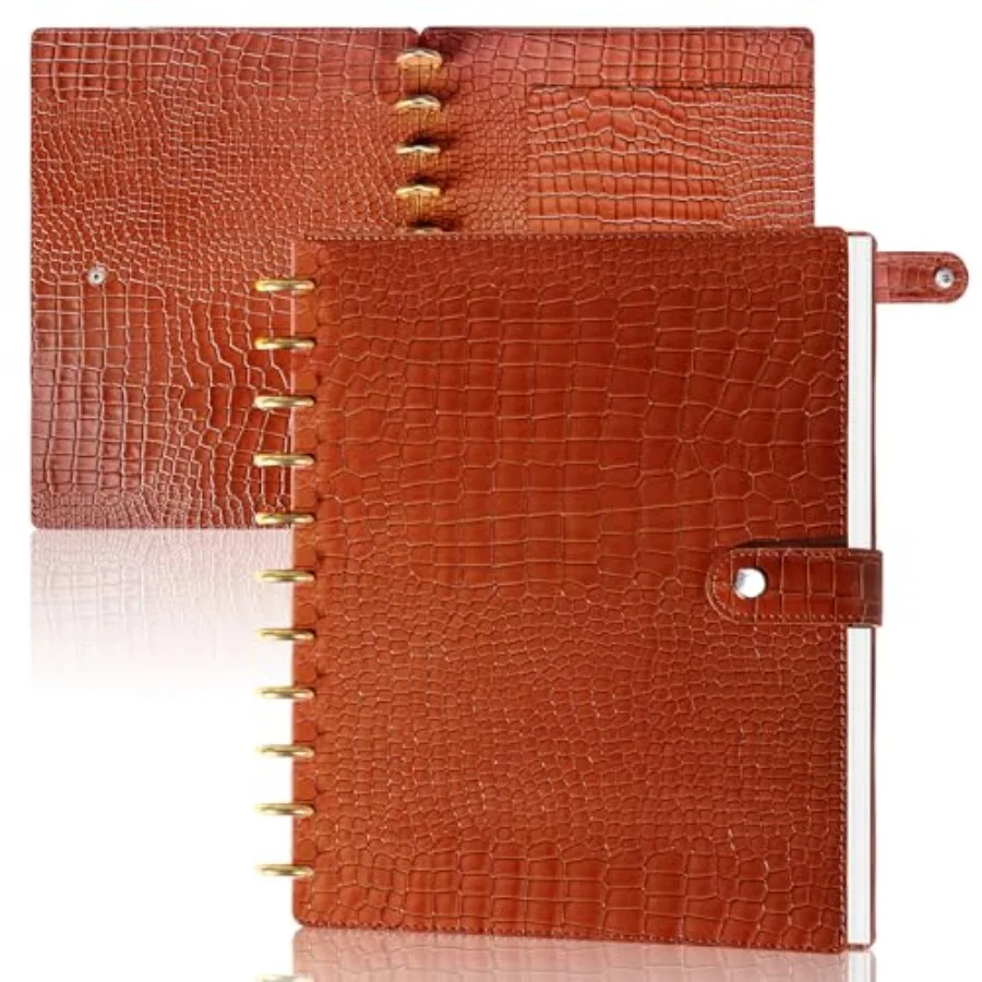 PU Leather 8.5*11in Discbound Cover And Disc Set with 11 Pcs Discbound Discs 1in Disc Bound Notebook Accessories Discbound Plan
PU Leather 8.5*11in Discbound Cover And Disc Set with 11 Pcs Discbound Discs 1in Disc Bound Notebook Accessories Discbound Plan