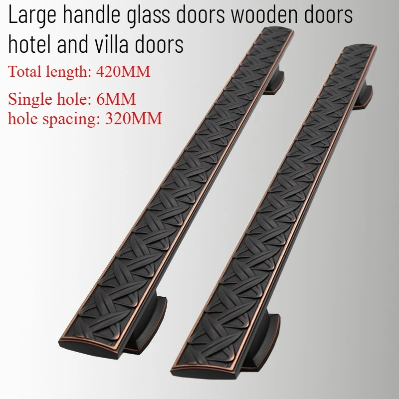Large Door Handle Glass Wooden Door Hotel Villa Concealed Exposed Installation Single Installation Hole 6mm Hole Spacing 320
Large Door Handle Glass Wooden Door Hotel Villa Concealed Exposed Installation Single Installation Hole 6mm Hole Spacing 320