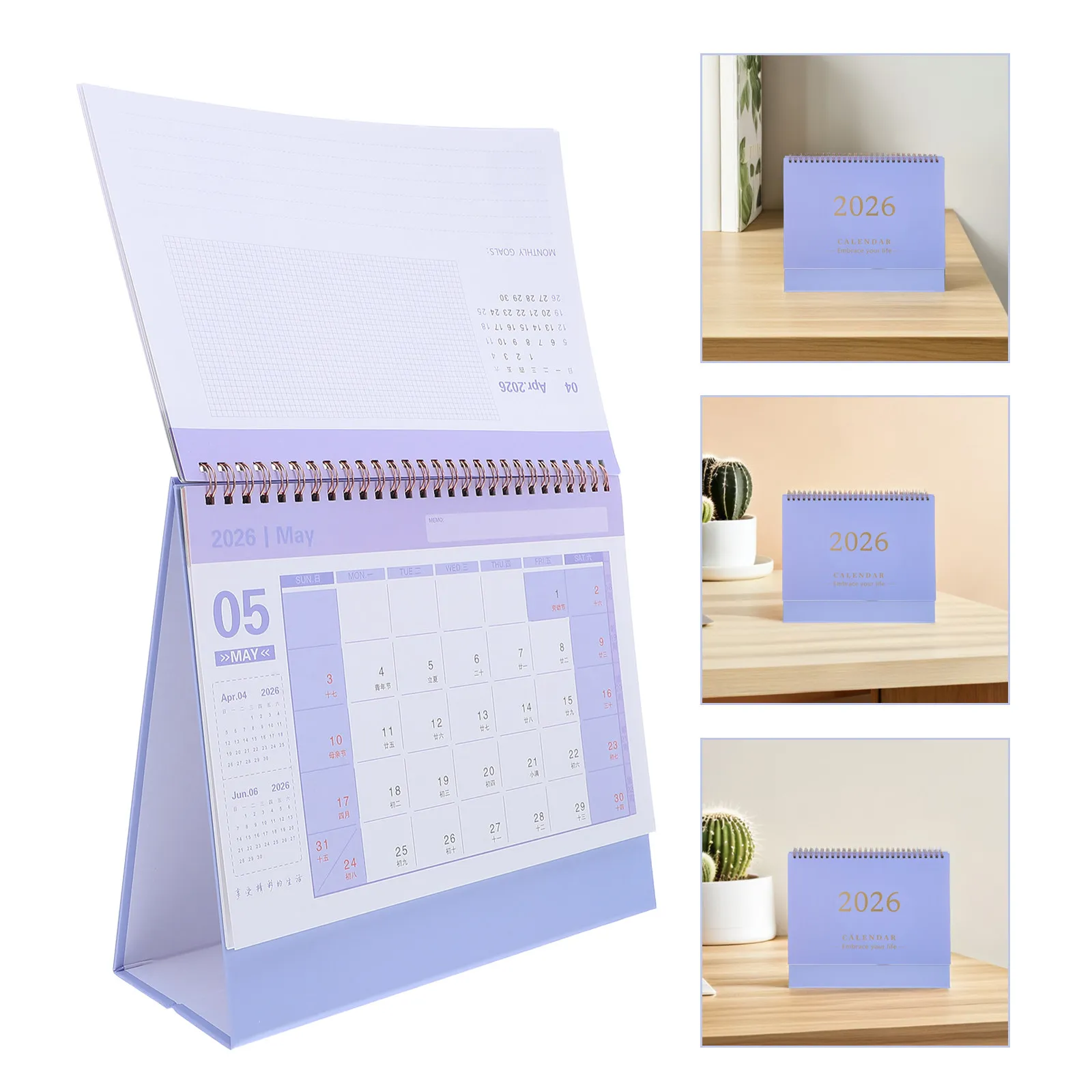 2026 Flip Desk Calendar Coil Bound Daily Planner with Thick Bleed-Proof Paper Elegant Minimalist Design for Office School Home
2026 Flip Desk Calendar Coil Bound Daily Planner with Thick Bleed-Proof Paper Elegant Minimalist Design for Office School Home