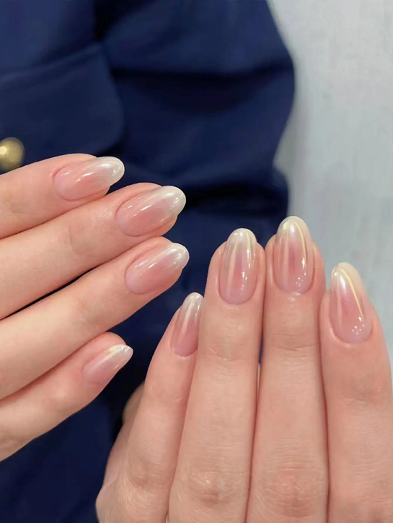 24pcs Set Short Almond-Shaped French Manicure Nail Stickers, Ombre Nude & Milky White Press-On Nail Strips. Includes 1 File Block & 1 Gel Polish. Nail Supplies.
24pcs Set Short Almond-Shaped French Manicure Nail Stickers, Ombre Nude & Milky White Press-On Nail Strips. Includes 1 File Block & 1 Gel Polish. Nail Supplies.