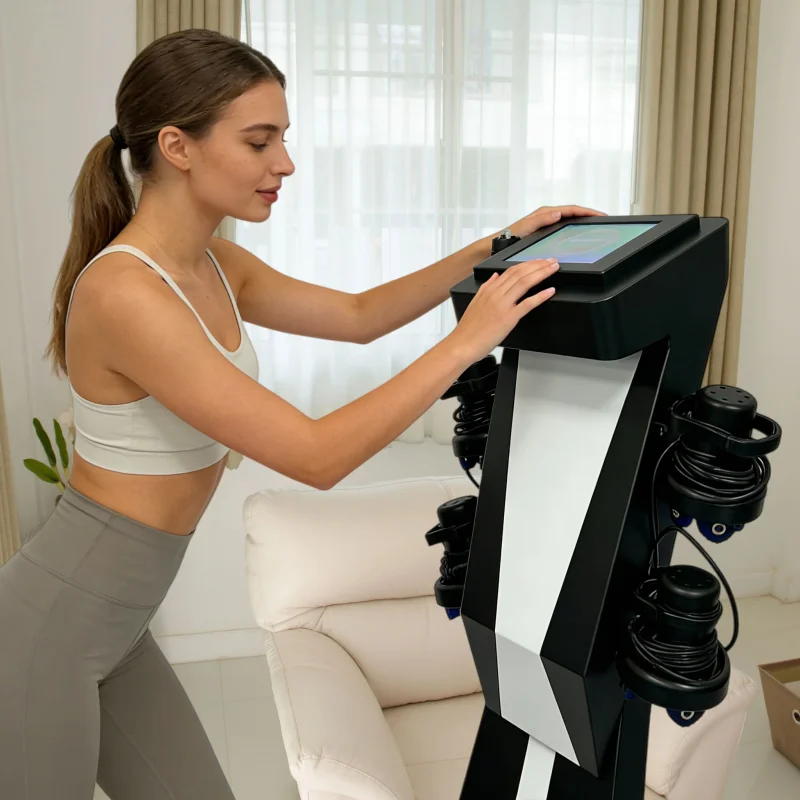 New Rolling Vibration Massage Fat Reduction Body Slimming Device Pain Relief Relaxing Muscle Machine 5Pcs Handle Equipment
New Rolling Vibration Massage Fat Reduction Body Slimming Device Pain Relief Relaxing Muscle Machine 5Pcs Handle Equipment