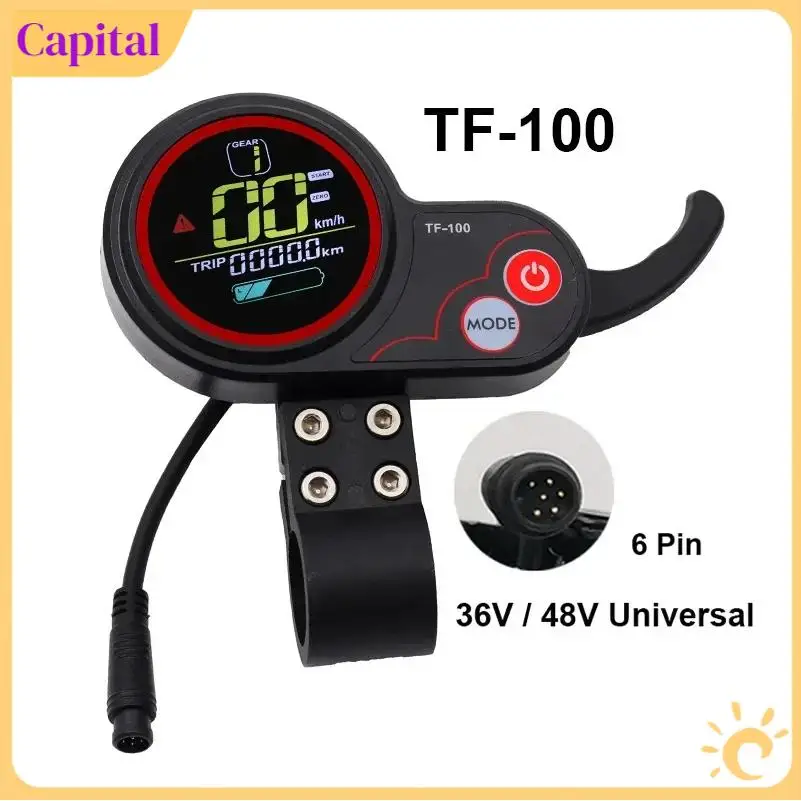 Electric Scooter Color Screen Instrument Panel Power Switch Motor Accelerator Throttle Meter Display 36V 48V Universal
Electric Scooter Color Screen Instrument Panel Power Switch Motor Accelerator Throttle Meter Display 36V 48V Universal