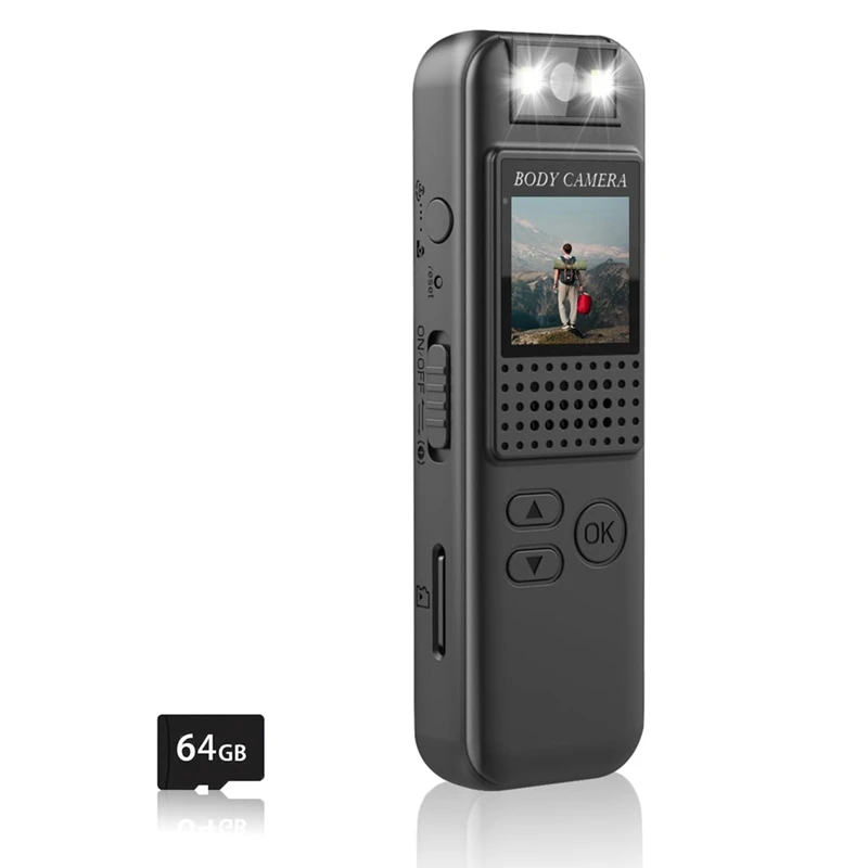 Нательная полицейская видеокамера HD 1080P вращающийся носимый зажим для правоохранительных органов, охранника, дома, улицы, путешествий
Нательная полицейская видеокамера HD 1080P вращающийся носимый зажим для правоохранительных органов, охранника, дома, улицы, путешествий