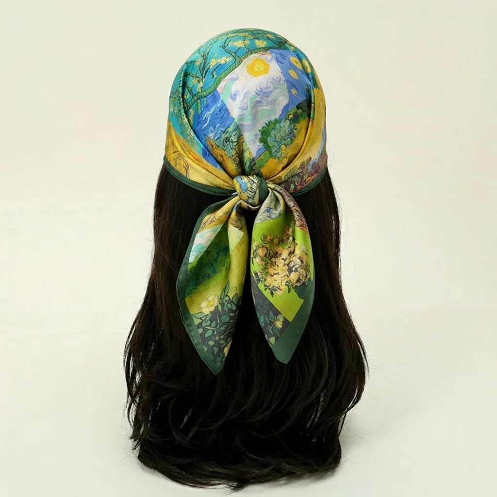 Квадратный шелковый платок для женщин, люксовый бренд, атласный с принтом, хиджаб, мусульманский парео, бандана, женская шаль, накидка, повязка на голову, фуляр 70*70 см
Квадратный шелковый платок для женщин, люксовый бренд, атласный с принтом, хиджаб, мусульманский парео, бандана, женская шаль, накидка, повязка на голову, фуляр 70*70 см