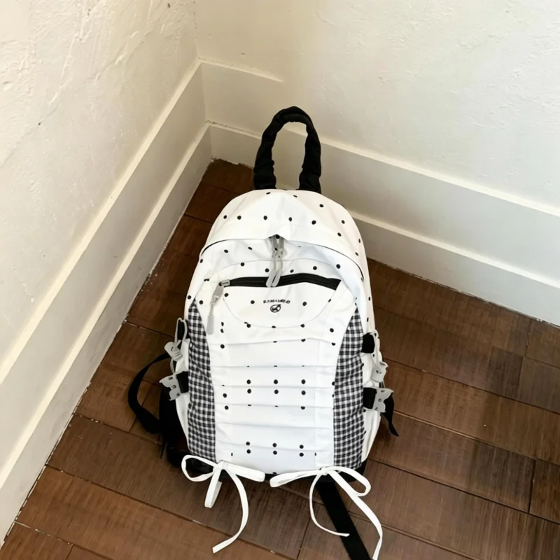 Polka Dot Casual Large Capacity Backpack School Travel Daypack Fashion Commuter Lightweight Laptop Bag Vintage Student Bookbag
Polka Dot Casual Large Capacity Backpack School Travel Daypack Fashion Commuter Lightweight Laptop Bag Vintage Student Bookbag