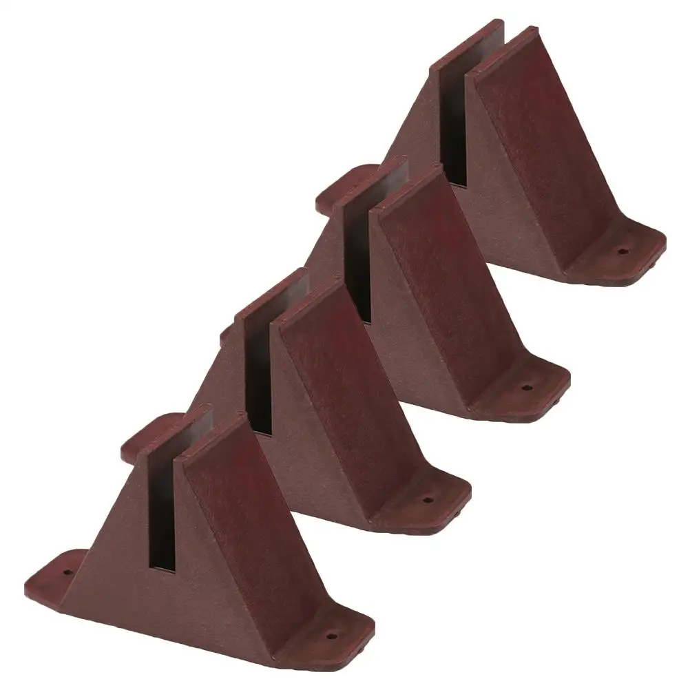 4 Pcs Garden Fence Holder Base Brown Plastic Stabilizer for Garden Fences Safe Long Lasting Fence Support Supplies
4 Pcs Garden Fence Holder Base Brown Plastic Stabilizer for Garden Fences Safe Long Lasting Fence Support Supplies
