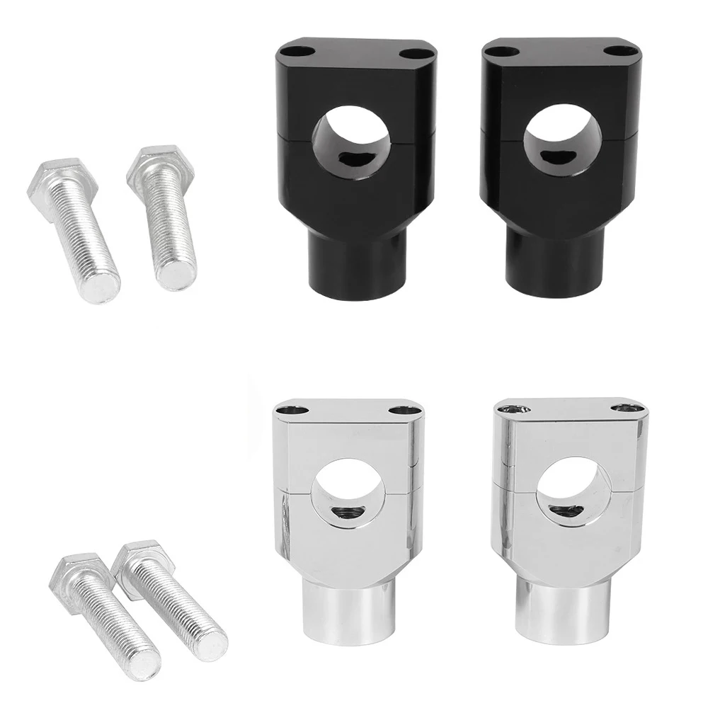 Universal Handlebar Risers Clamp 22mm 25mm Aluminium Black Motorcycle Handle Bar Mounting for Honda Suzuki Yamaha 
Universal Handlebar Risers Clamp 22mm 25mm Aluminium Black Motorcycle Handle Bar Mounting for Honda Suzuki Yamaha