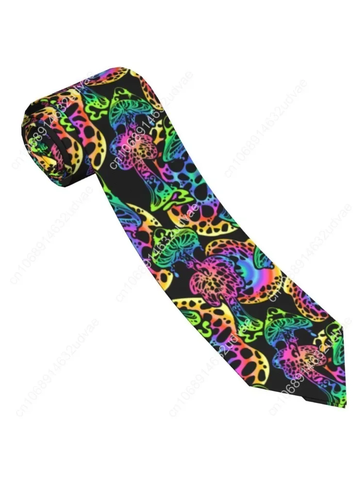 Psychedelic Magic Glowing Mushrooms Necktie Men Fashion Polyester 8 cm Wide Neck Tie for Mens Accessories Party 
Psychedelic Magic Glowing Mushrooms Necktie Men Fashion Polyester 8 cm Wide Neck Tie for Mens Accessories Party