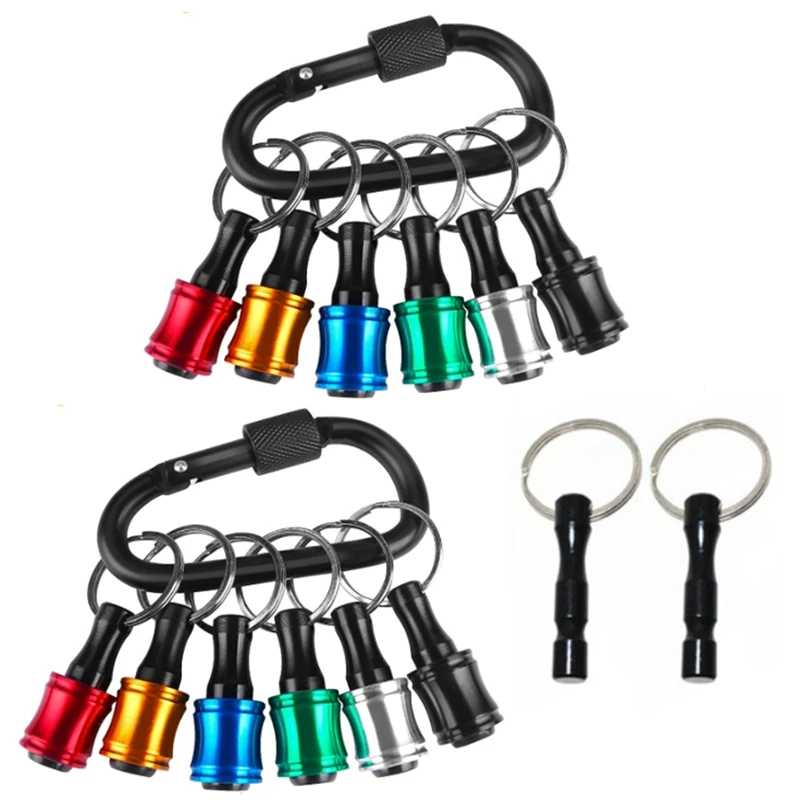 1/4 Inch Hex Bits Holder Keychian Set Keychain Extension Bar Screwdriver Bit Holder Socket Adapter Set
1/4 Inch Hex Bits Holder Keychian Set Keychain Extension Bar Screwdriver Bit Holder Socket Adapter Set