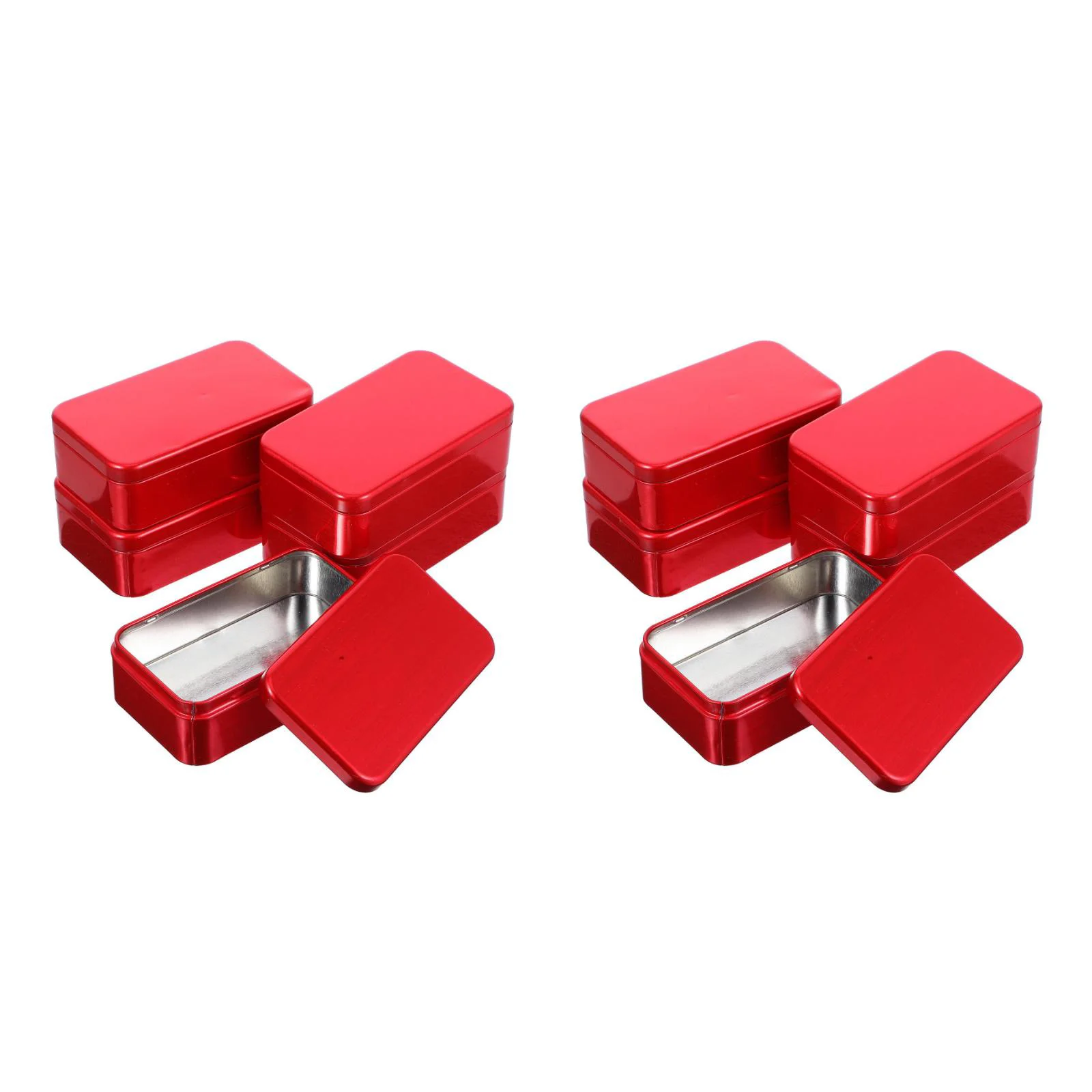 10 Pcs Small Storage Tin Box Mini Metal Treasure Tea Container Decorative Keepsake Case with Lid for Home Decorations Red
10 Pcs Small Storage Tin Box Mini Metal Treasure Tea Container Decorative Keepsake Case with Lid for Home Decorations Red