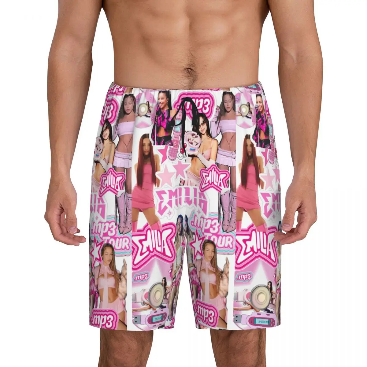 Мужские короткие пижамные шорты Custom MP3 Emilia Mernes для сна и отдыха
Мужские короткие пижамные шорты Custom MP3 Emilia Mernes для сна и отдыха