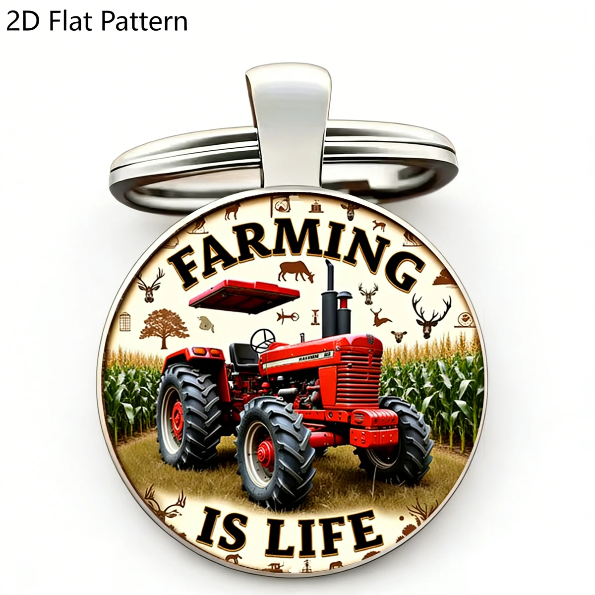 1pc Retro Tractor Keychain FARMING IS LIFE Vintage Farm Charm Perfect Gift for Farmers Birthday Anniversary Unique Men Gift
1pc Retro Tractor Keychain FARMING IS LIFE Vintage Farm Charm Perfect Gift for Farmers Birthday Anniversary Unique Men Gift