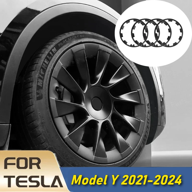 20-inch 4-pieces Wheel Protection Ring for Tesla Model Y 2021-2024 ABS Anti-scratch Wheel Protection Cover Automotive Part
20-inch 4-pieces Wheel Protection Ring for Tesla Model Y 2021-2024 ABS Anti-scratch Wheel Protection Cover Automotive Part