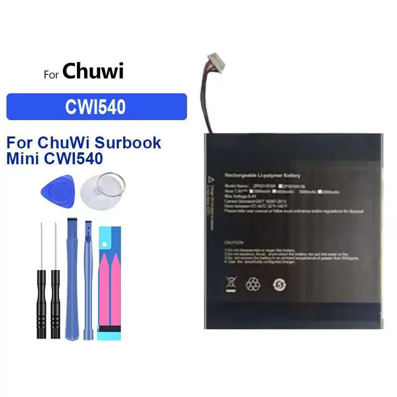 Аккумулятор для ноутбука емкостью 5000 мАч для Chuwi Ubook CWI509 — модель HW- 31130148
Аккумулятор для ноутбука емкостью 5000 мАч для Chuwi Ubook CWI509 — модель HW- 31130148