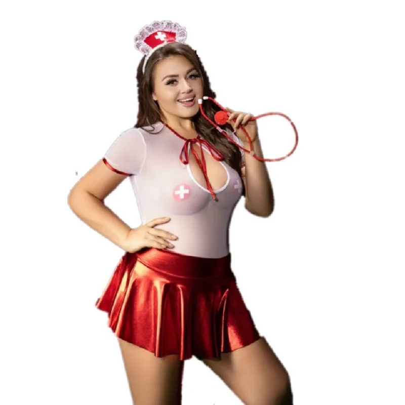 2025 New Women's Plus Size Sexy Roleplay Nurse Uniform Lady Large Size Cosplay Doctor Lingerie Dress Mesh Fliter XXL Nightwear
2025 New Women's Plus Size Sexy Roleplay Nurse Uniform Lady Large Size Cosplay Doctor Lingerie Dress Mesh Fliter XXL Nightwear