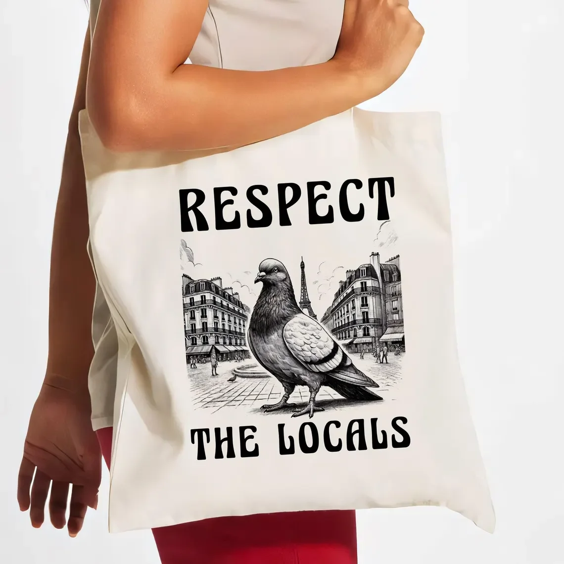 Сумка-тоут с изображением голубя «Respect the Locals», забавный подарок для любителей птиц, сумка для сумасшедшей любительницы голубей, многоразовая сумка для покупок, сумка для любителей животных
Сумка-тоут с изображением голубя «Respect the Locals», забавный подарок для любителей птиц, сумка для сумасшедшей любительницы голубей, многоразовая сумка для покупок, сумка для любителей животных