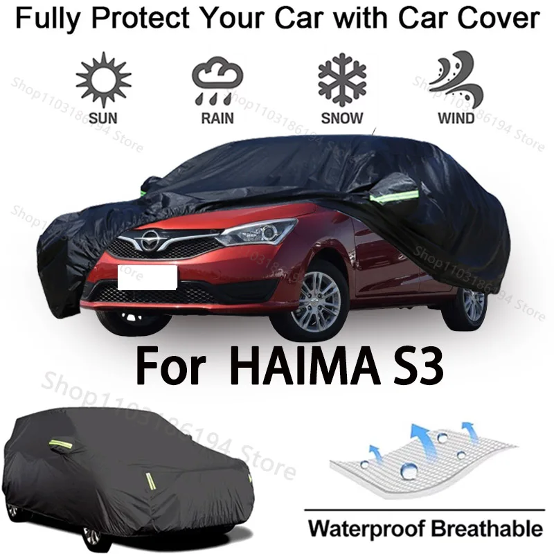 Full Car Cover For Haima S3 Outdoor Protective Gear-Snowproof, Sunshield, Waterproof and Dustproof Automobile Accessories
Full Car Cover For Haima S3 Outdoor Protective Gear-Snowproof, Sunshield, Waterproof and Dustproof Automobile Accessories