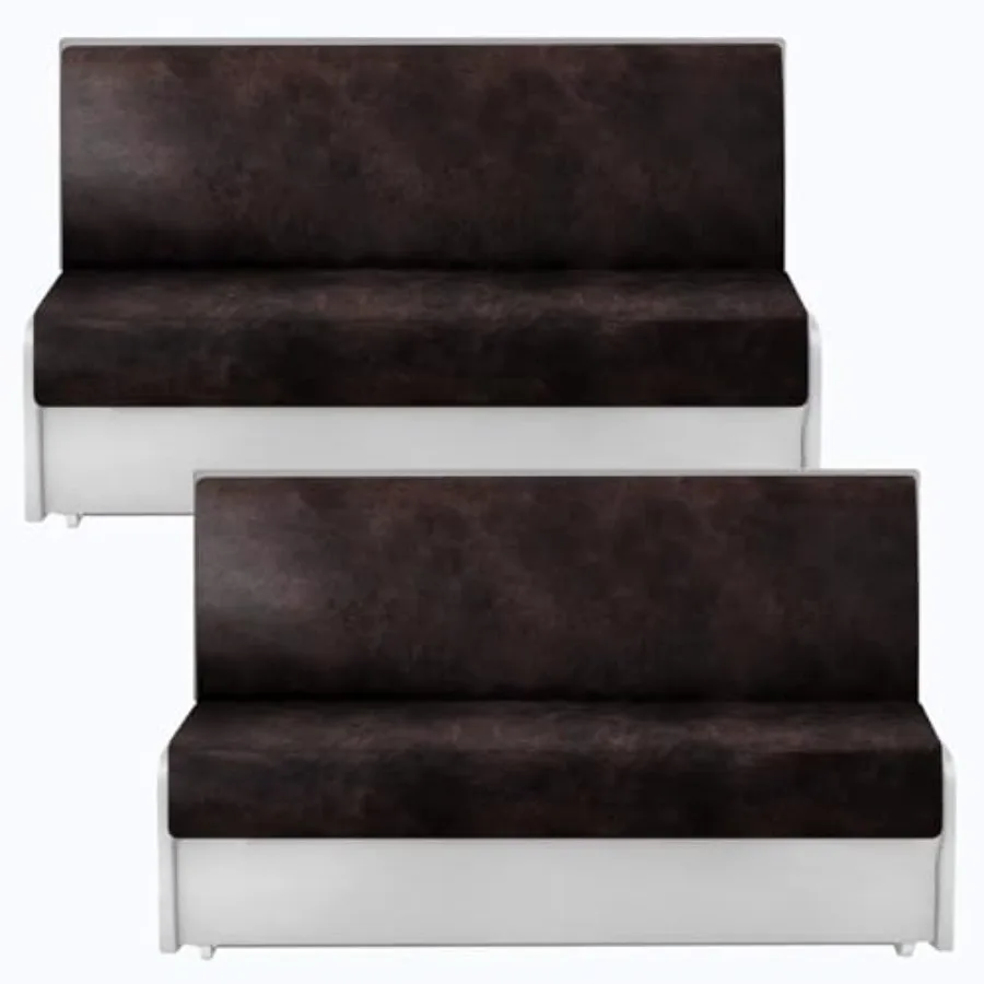 Leather Look RV Dinette Cushion Covers, Stretch Camper Cushion Slipcovers for Travel Trailer Couch RV Booth Seat, Replacement C
Leather Look RV Dinette Cushion Covers, Stretch Camper Cushion Slipcovers for Travel Trailer Couch RV Booth Seat, Replacement C