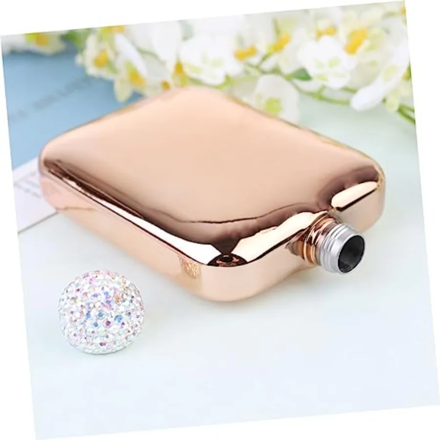 Mini Wine Pot Portable Small Women's Stainless Steel Wine Bottle Rhinestone Design Light for Travel
Mini Wine Pot Portable Small Women's Stainless Steel Wine Bottle Rhinestone Design Light for Travel