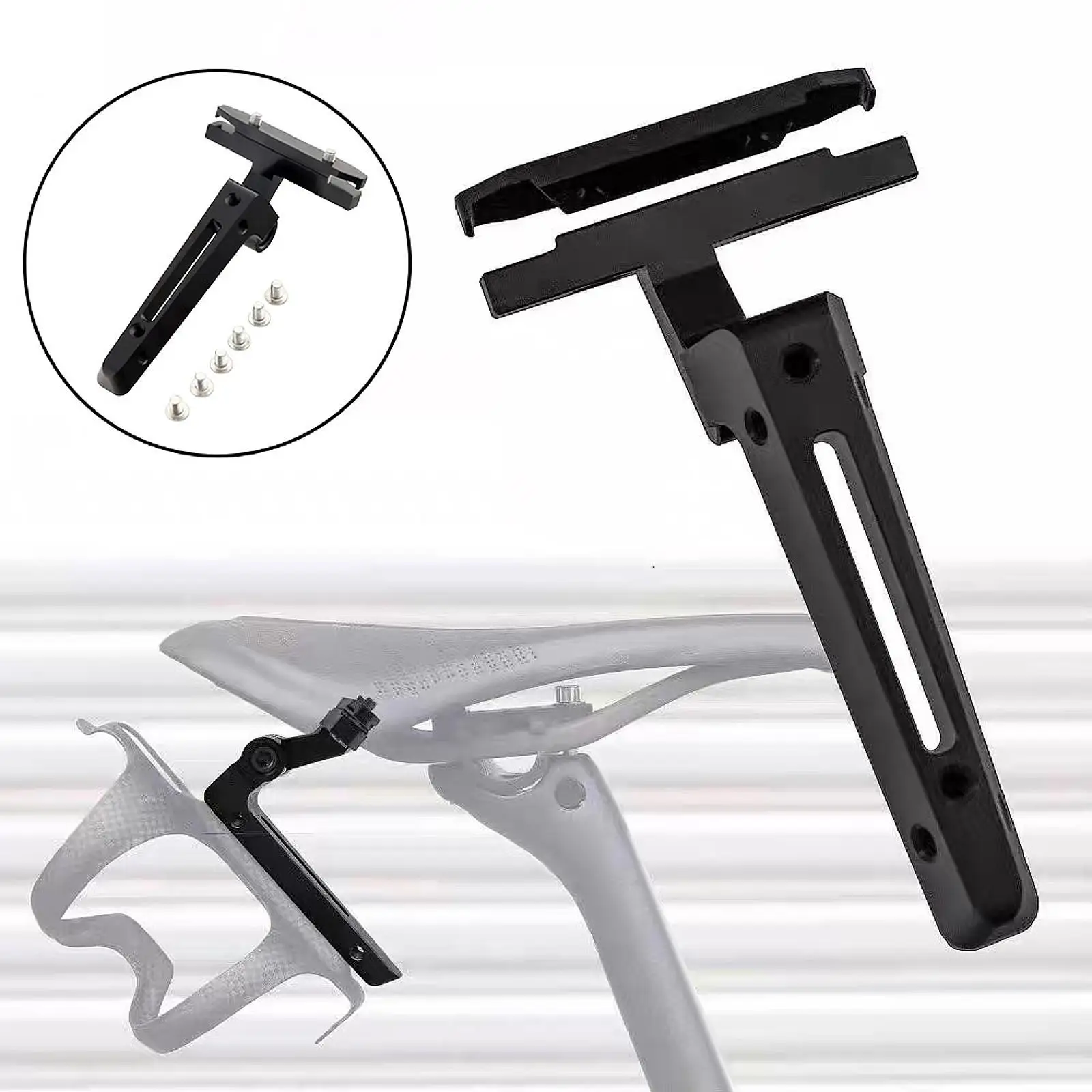 Seat Post Extension Bracket Sturdy Practical Cup Holder for Beverage Cycling
Seat Post Extension Bracket Sturdy Practical Cup Holder for Beverage Cycling