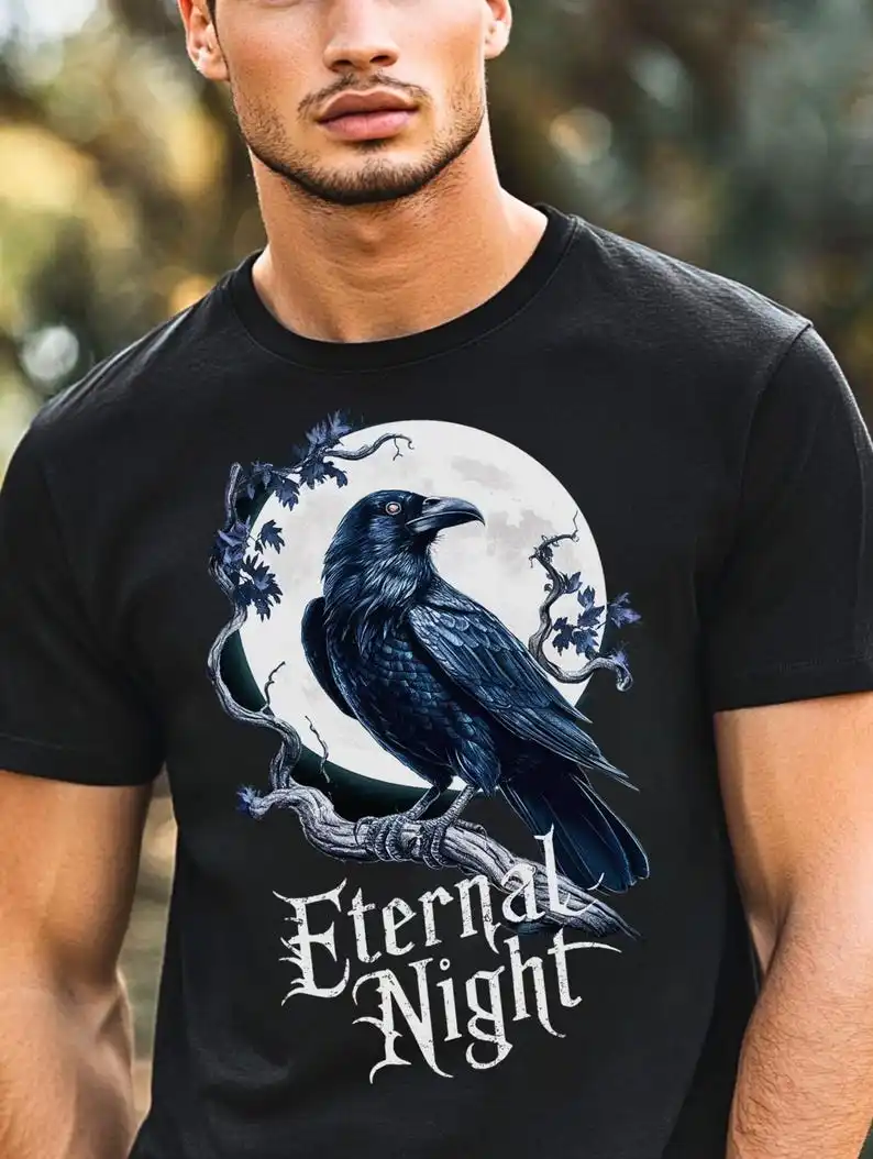 Футболка Raven Gothic Raven Футболка Dark Academia Футболка Goblincore Футболка Eternal Night
Футболка Raven Gothic Raven Футболка Dark Academia Футболка Goblincore Футболка Eternal Night