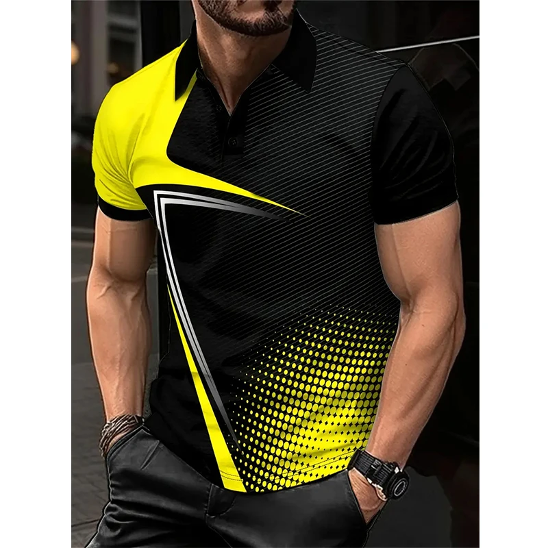 Business Men's Golf Polo Short Sleeve Stripe Polo Shirts Outdoor Casual Daily Streetwear Summer 3D Print Micro-elastic Polyester
Business Men's Golf Polo Short Sleeve Stripe Polo Shirts Outdoor Casual Daily Streetwear Summer 3D Print Micro-elastic Polyester