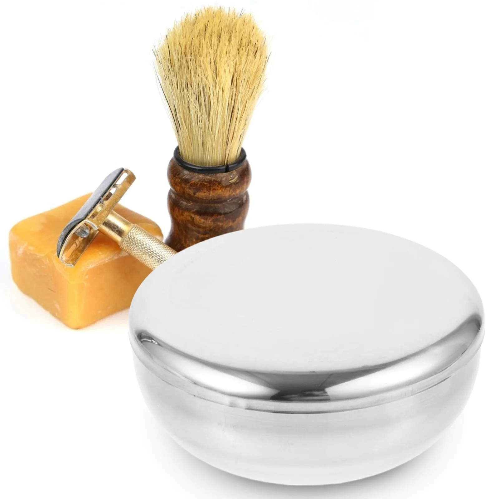 Portable Durable Stainless Steel Shaving Bowl 52mm High 73mm Diameter Silver Stylish Men Shave Soap Cup Shave Soap Cup
Portable Durable Stainless Steel Shaving Bowl 52mm High 73mm Diameter Silver Stylish Men Shave Soap Cup Shave Soap Cup